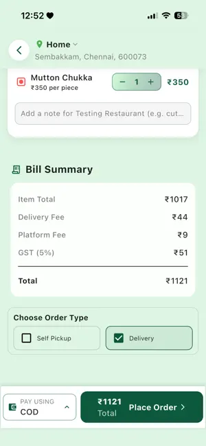 Runn: Food Delivery screenshot 4