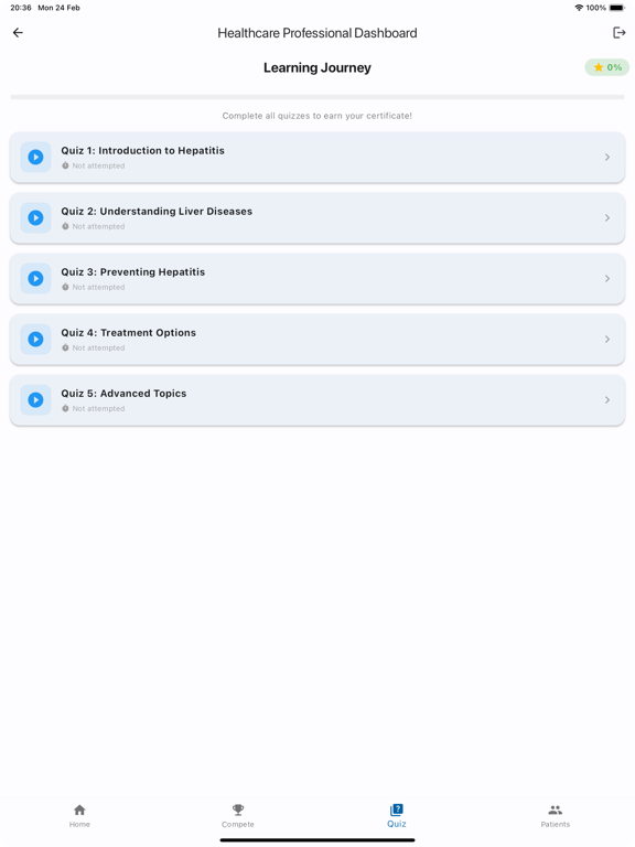 Hepatitis Care Companion iPad screenshot