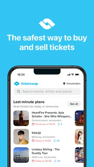TicketSwap - Buy, Sell Tickets screenshot 1