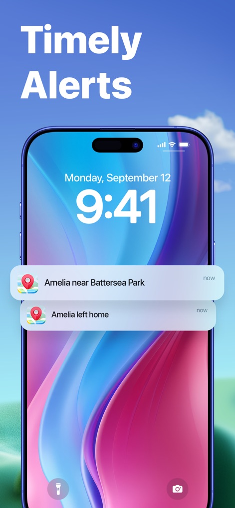 Findo: Find my Friends, Phone - Zeitnahe Benachrichtigungen
