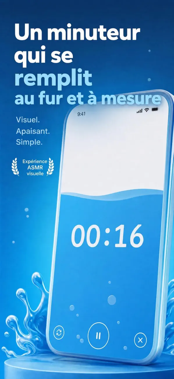 Screenshot #1 pour Sablier Minuteur Visuel