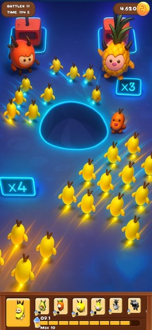 Banana Masters: Crowd Fight 3D iPhone screenshot