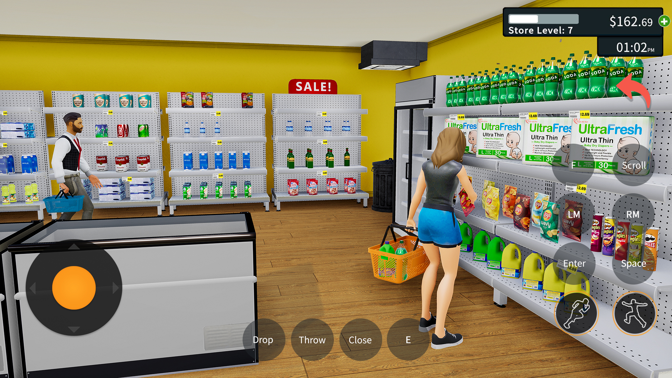 Supermarket Store Game 3D