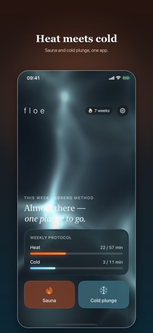 Floe · Sauna & Cold Plunge iPhone screenshot