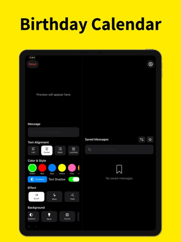 Marquee LED Sign Maker iPad screenshot