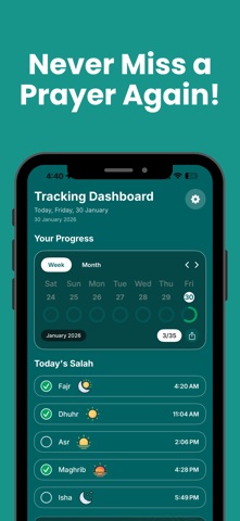Ruku: Salah Focus & Reminders screenshot