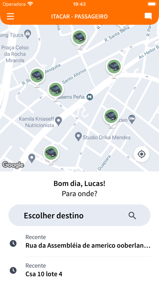 #1. ItaCar - Passageiro (iOS) 来自: ItaCar Itajuba Transportes Limitada
