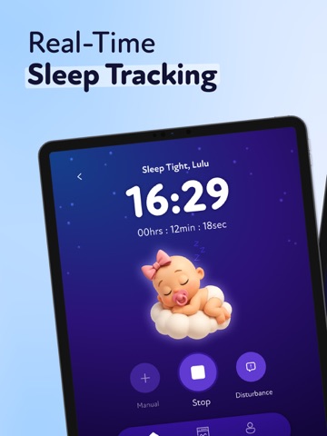Baby Sleep Tracker - By Zello iPad screenshot