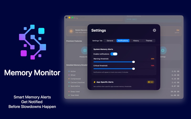 Memory Monitor - RAM Usage screenshot