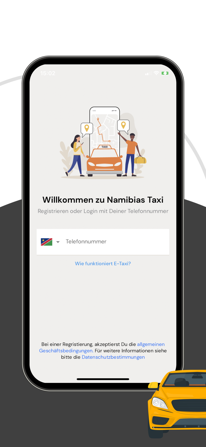 E-Taxi Namibia Driver