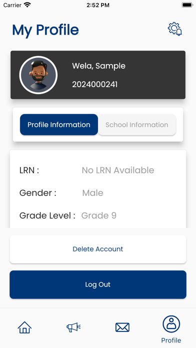 OSMS Mobile App Screenshot