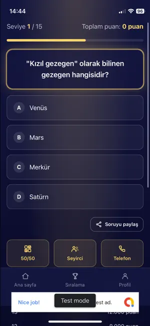OzMat Milyoner Quiz screenshot 2