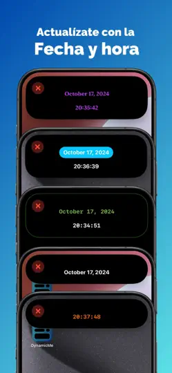 Captura de pantalla de DynamicMe en iPhone 3