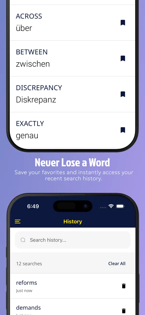 #4. German Dictionary: Translate + (iOS) โดย: Paras Borad