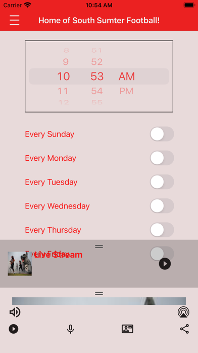 WSSH Raider Radio iPhone screenshot 5 - Entertainment app