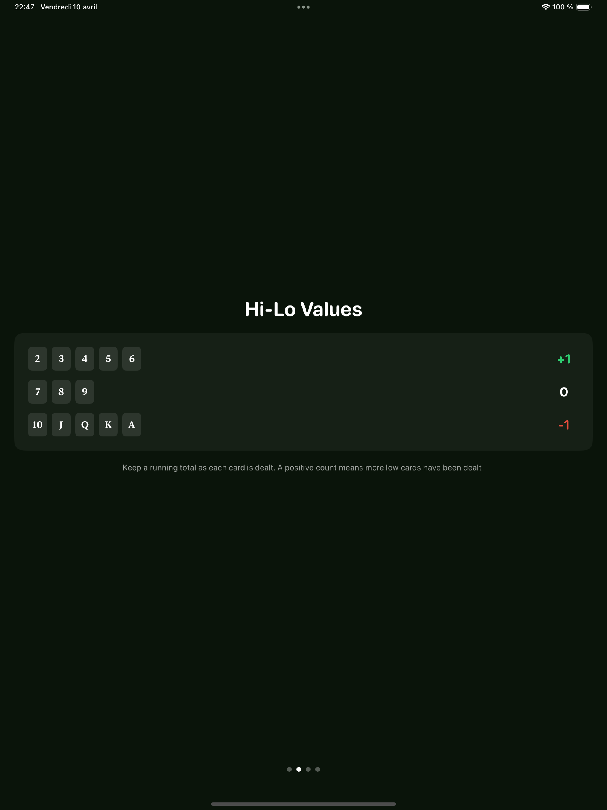 Hi-Lo Card Counting Trainer screenshot 6