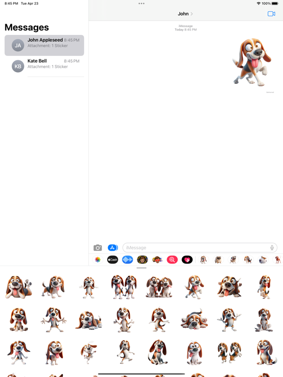 Screenshot #4 pour Goofy Beagle Stickers