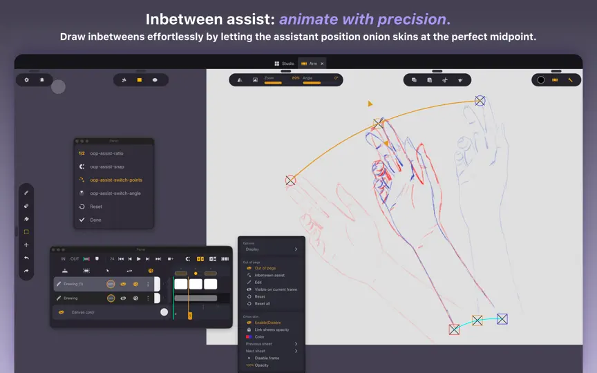 Screenshot von Callipeg Studio: 2D Animation auf dem iPhone 8