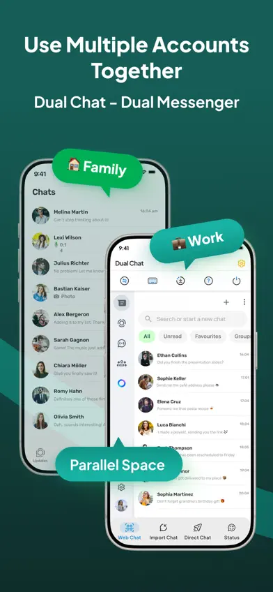 Web Messenger - Dual Chat screenshot 4