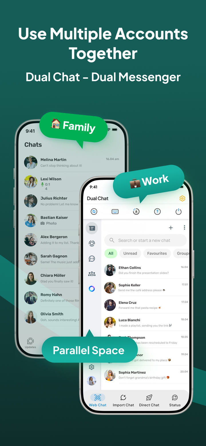 Whats Web App - Dual Chat screenshot 4