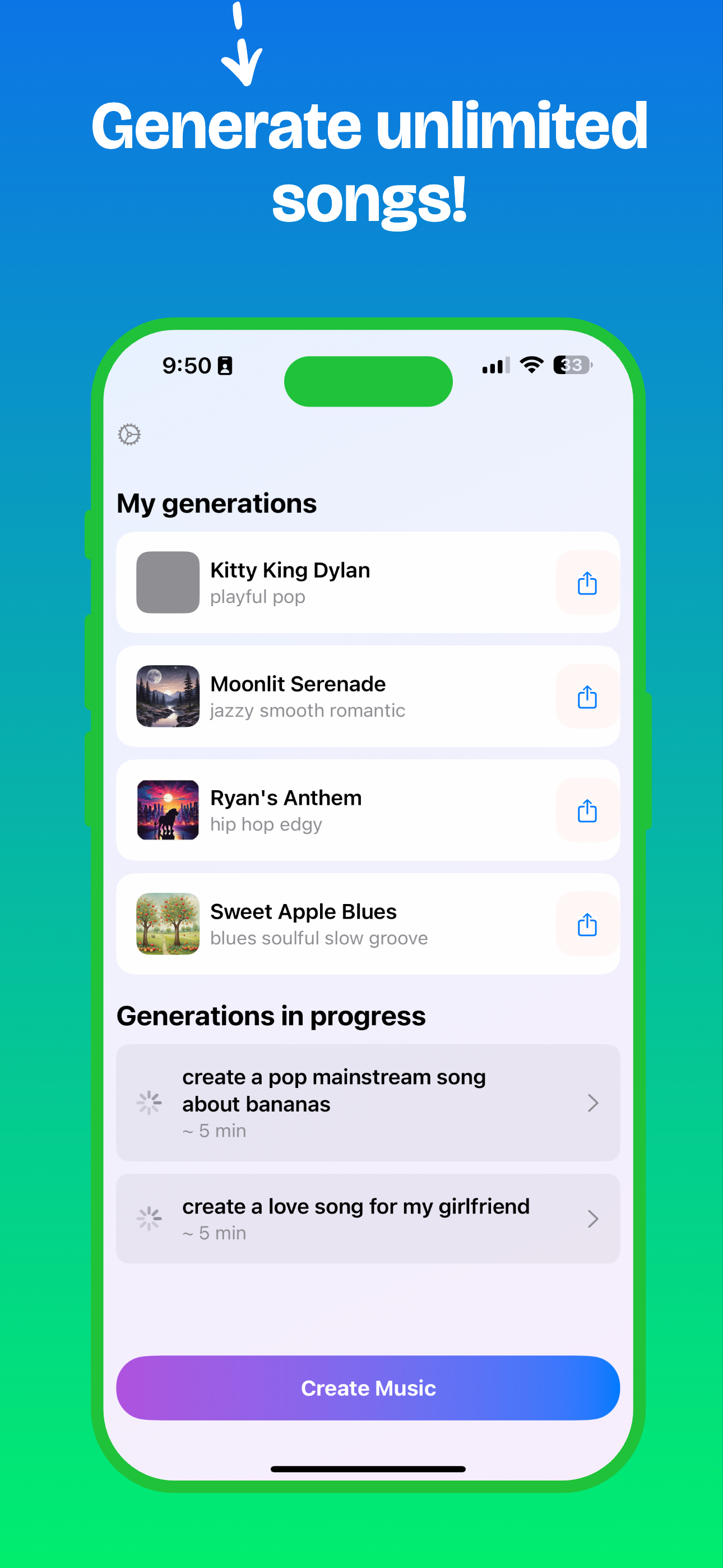 SongSmith - AI Song Generator