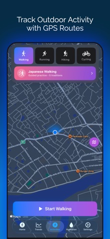 Steply: GPS Walking Tracker iPhone screenshot 9