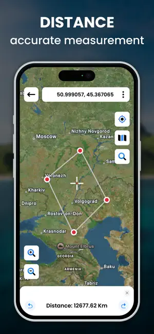GPS Map Coordinates Locations iPhone screenshot 4
