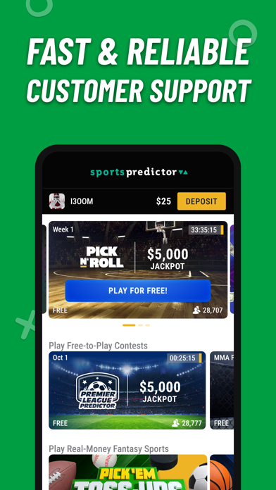 Sports Predictor: Fantasy Game Screenshot