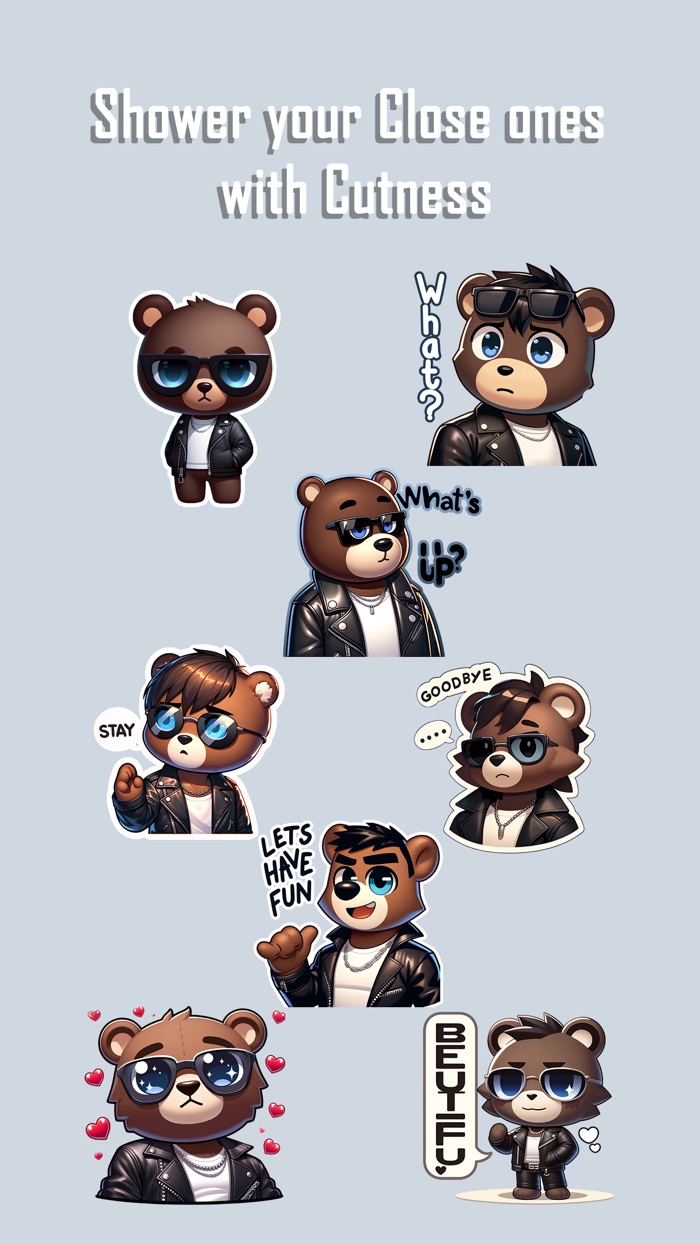 Rocky, Expressive Stickers