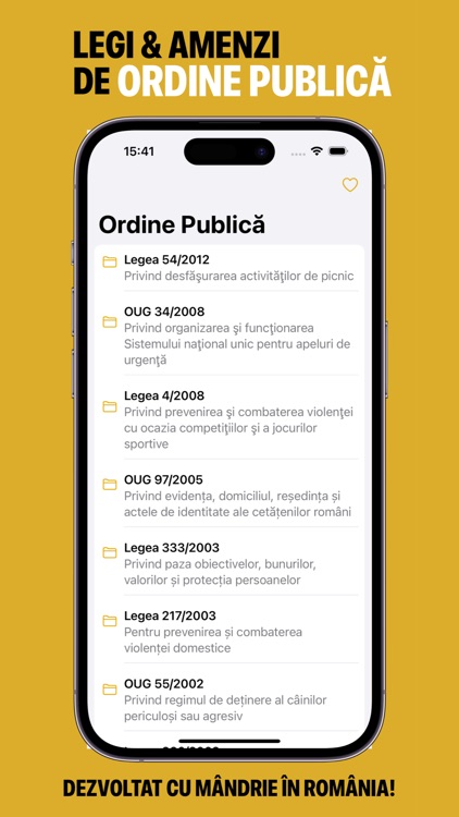 Ordine Publica: Legi & Amenzi