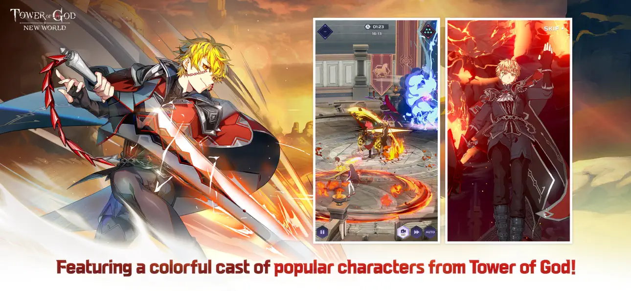 Tower of God: NEW WORLD iOS Mod IPA screenshot 3 - iOS game interface