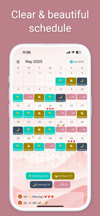 Easy Work Shift Screenshot 1 of 4