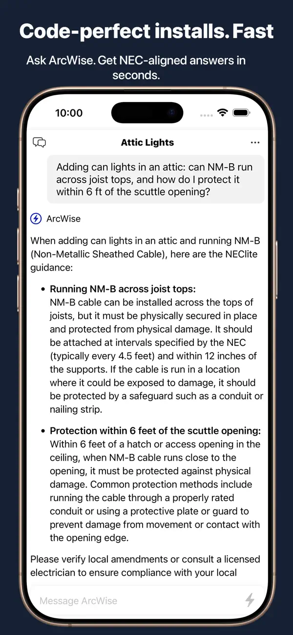 #1. ArcWise Electrical Assistant (iOS) Ved: Bryan Neel