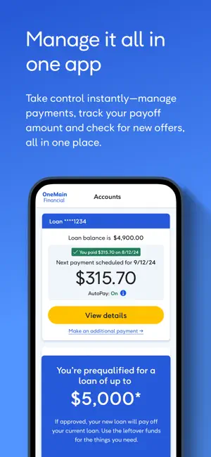 OneMain screenshot 3