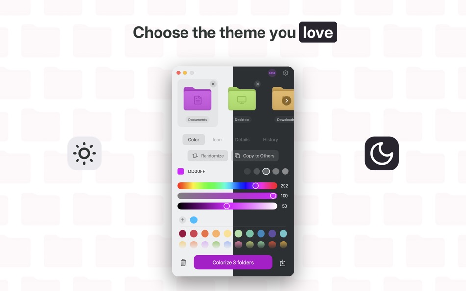 #6. Tintd - Colorize Folders Icons (macOS) 由: Oniri Inc
