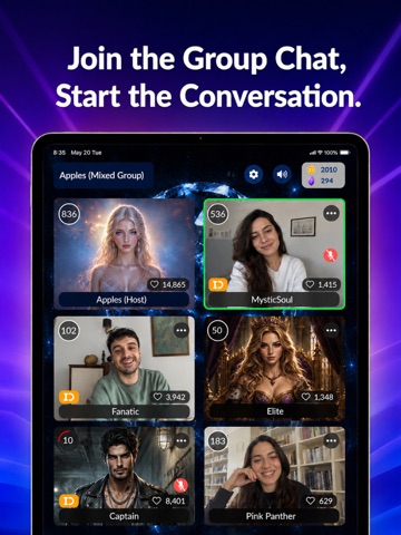 BlindID: Live & Group Chat ipad screenshot 4