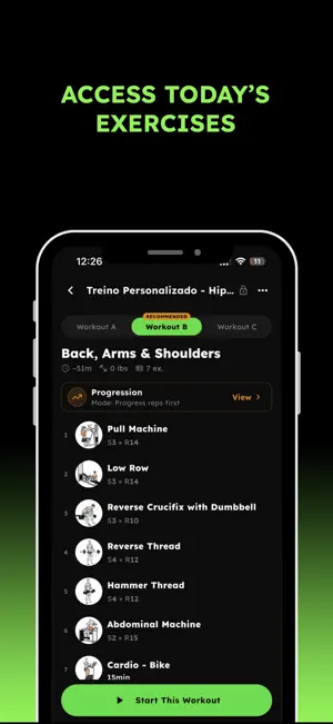 Reft: Gym Workouts screenshot 2