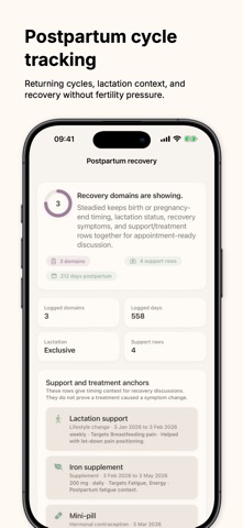 Steadied: PCOS PMDD Tracker Screenshot 6 of 10