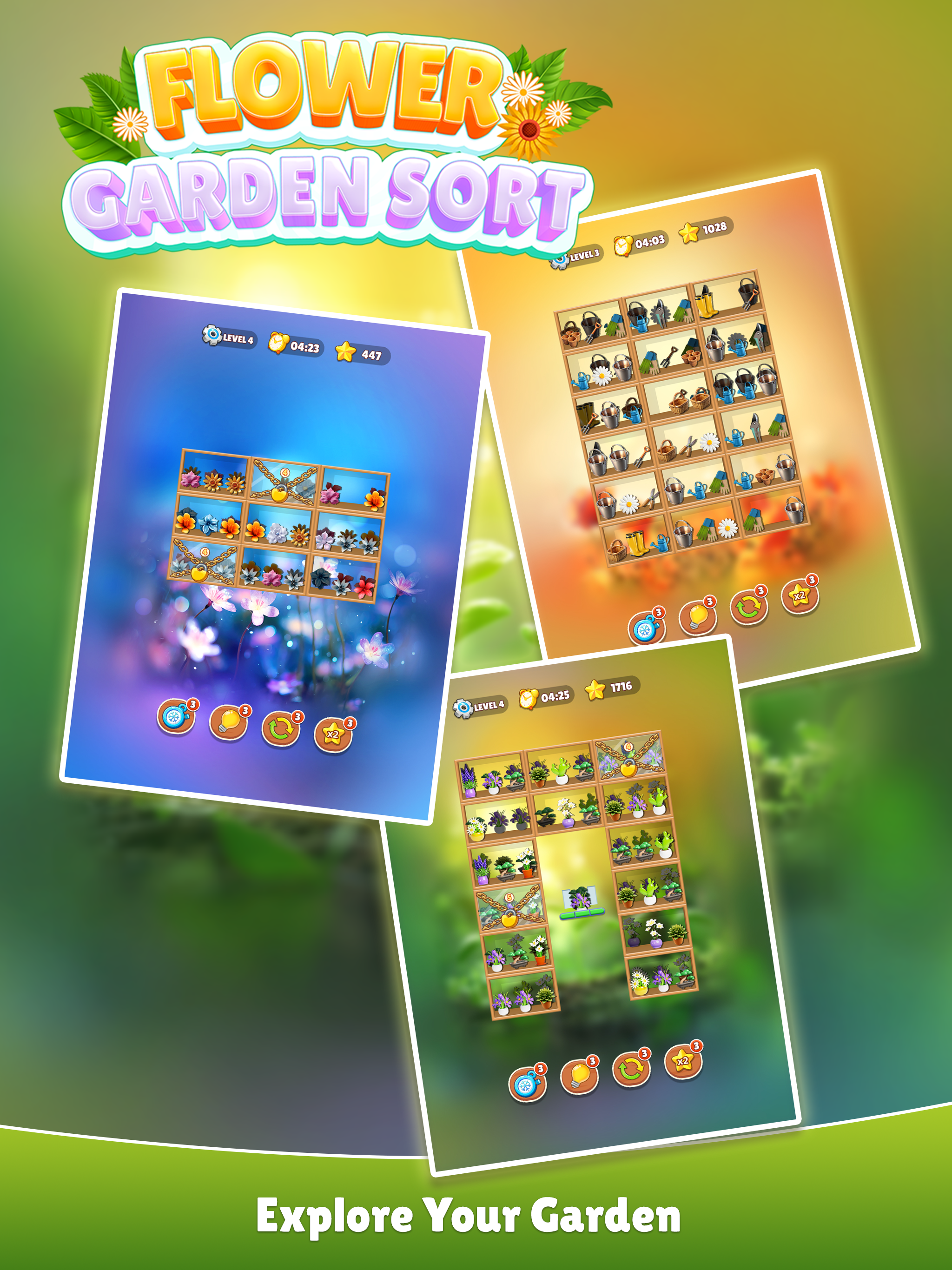 Plant Sort Flower Match Triple screenshot 12