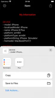 ispecs - get all device infos iphone screenshot 1