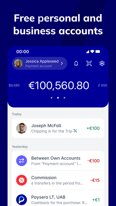 Screenshot #2 pour Paysera Super App