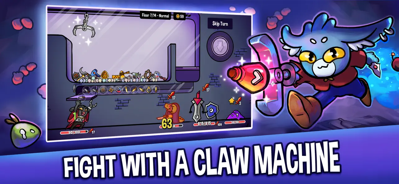 #1. Dungeon Clawler+ (iOS) By: Stray Fawn Studio