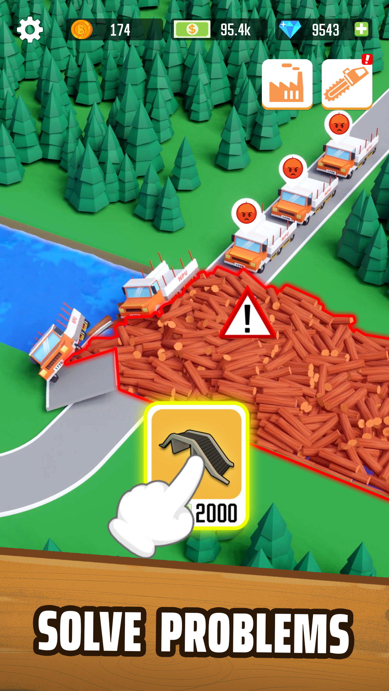 Idle Lumber Empire - Wood Game screenshot 1
