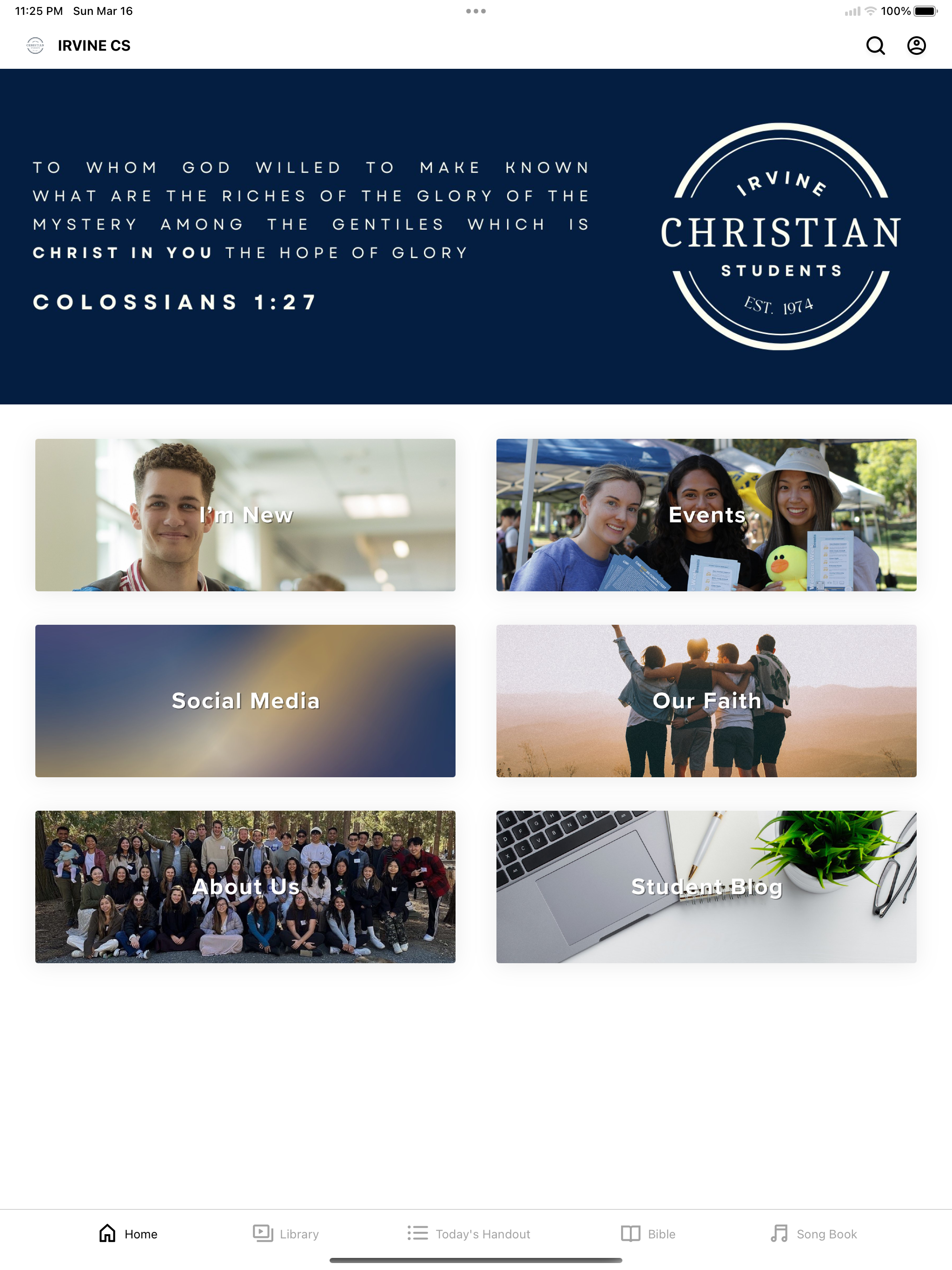 Irvine Christian Students
