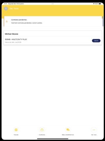 Multcon Cliente iPad screenshot