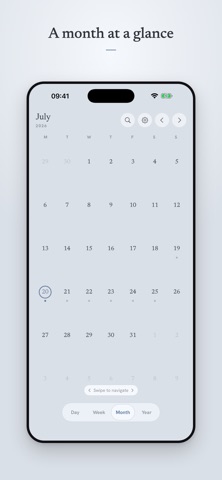 Daypages - Calm Calendar iPhone screenshot