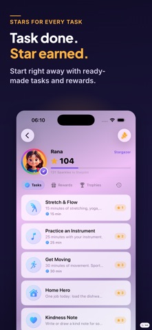 Sparkle: Kids Reward Chart iPhone screenshot