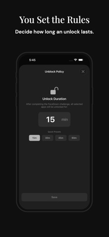 FaceDown: App Blocker & Focus Screenshot 5 of 6