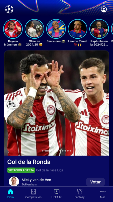 UEFA Champions League Oficial screenshot 1