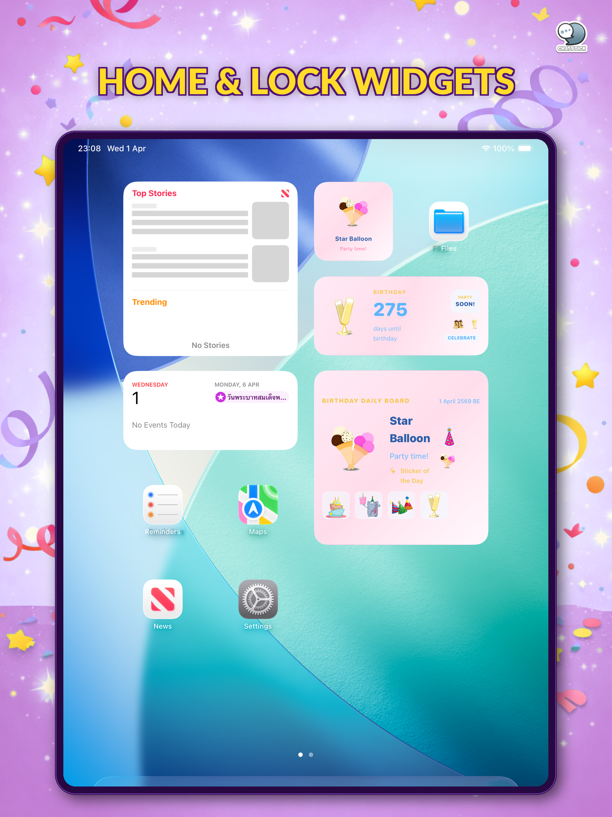 Happy Birthday Stickers by CS screenshot 18